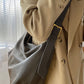 Wide Strap PU Leather Crossbody Bag