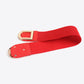 Double D Buckle PU Belt