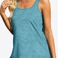 Curved Hem Square Neck Tank