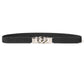 Zinc Alloy Buckle Elastic PU Belt