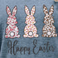 HAPPY EASTER Graphic Short Sleeve Tee