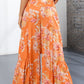 Printed High-Rise Tied Culottes