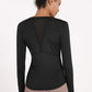 Quick-Dye Curved Hem Sports Top