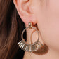 18K Gold-Plated Zinc alloy Drop Earrings