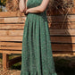 Ditsy Floral Spaghetti Strap Maxi Dress