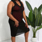 Openwork Johnny Collar Cover Up Dress