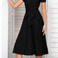 Belted Tee Dress With Pockets