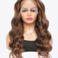 18" #P4/27 13x4 Lace Front Wigs Hightlight Human Hair Body Wave150% Density