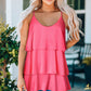 Layered Adjustable Strap Cami
