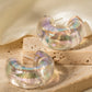 Resin C-Hoop Earrings