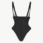 Full Size Adjustable Strap Zip-Up Shaping Bodysuit