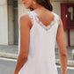 V-Neck Lace Tank Top