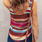 Striped Scoop Neck Tank