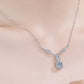 Right On Trend Moissanite Pendant Necklace
