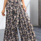 Printed High-Rise Tied Culottes