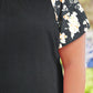 Plus Size Floral Spliced Tee Shirt