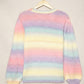 Gradient Stripes Bishop Sleeve Sweater