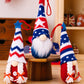 4-Piece Independence Day Knit Hanging Gnomes