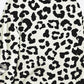 Printed Deep V Tie Hem Blouse