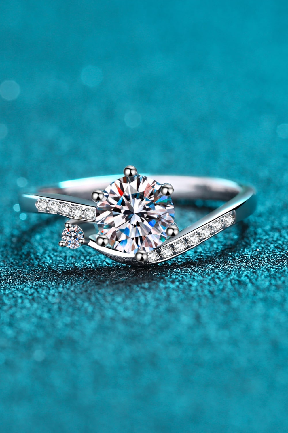 On My Mind 925 Sterling Silver Moissanite Ring