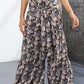 Printed High-Rise Tied Culottes
