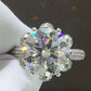 5 Carat  Moissanite Side Stone Ring