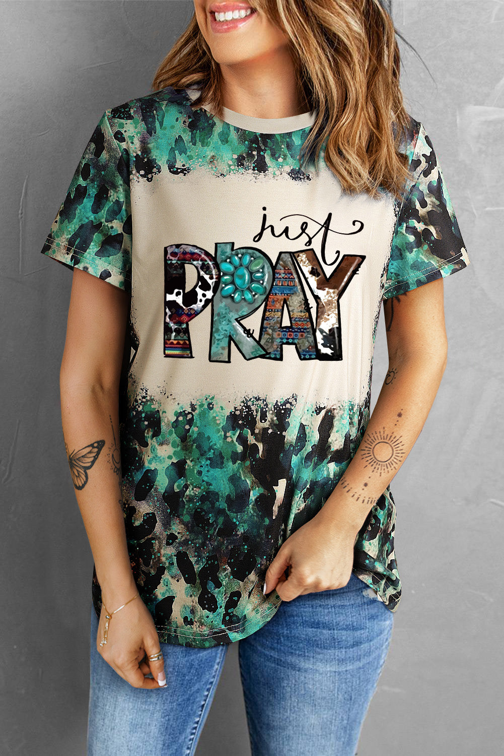 JUST PRAY Graphic Tee Shirt