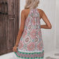 Bohemian Grecian Sleeveless Mini Dress