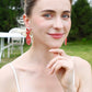 Random 2-Pair Heart and X-Shape Bead Dangle Earrings