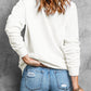 Leopard Heart Graphic Drop Shoulder Sweatshirt