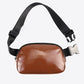 PU Leather Adjustable Strap Sling Bag