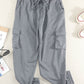 Plus Size Elastic Waist Joggers with Pockets