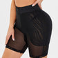 Full Size High-Waisted Lace Trim Shaping Shorts
