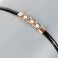 Rhinestone Flower Adjustable PU Leather Belt
