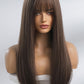Full Machine Long Straight Synthetic Wigs 26''