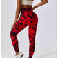 Tie Dye Wide Waistband Active Leggings