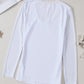 Lace Trim Ribbed Top