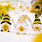 3-Pack Bee Wood Gnome Ornaments