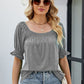 Short Flounce Sleeve Top