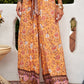 Bohemian Tie Waist Palazzo Pants