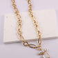 5-Piece Wholesale Freshwater Pearl Chunky Chain Necklace