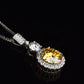 6 Carat Moissanite Pendant Necklace