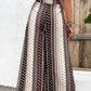 Floral High Waist Wide Leg Pants