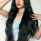 Full Machine Long Wave Synthetic Wigs 28''