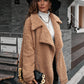 Zip-Up Collared Teddy Jacket