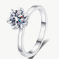 Pleasant Surprise 925 Sterling Silver 1 Carat Moissanite Ring