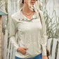 Leopard Print Snap Front Sweatshirt
