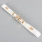 Double Buckle PU Leather Belt
