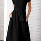 Belted Tee Dress With Pockets