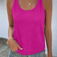 Textured Scoop Neck Tank